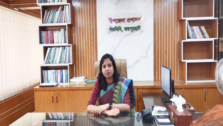 পাঁচবিবিতে নবাগত ইউএনও কাশপিয়া তাসরিনের যোগদান